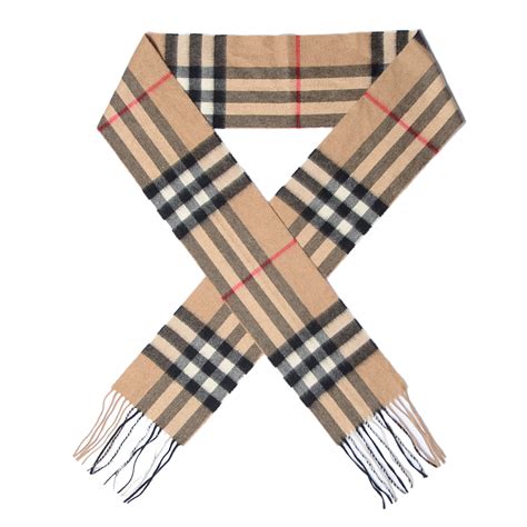 burberry skinny scarf camel